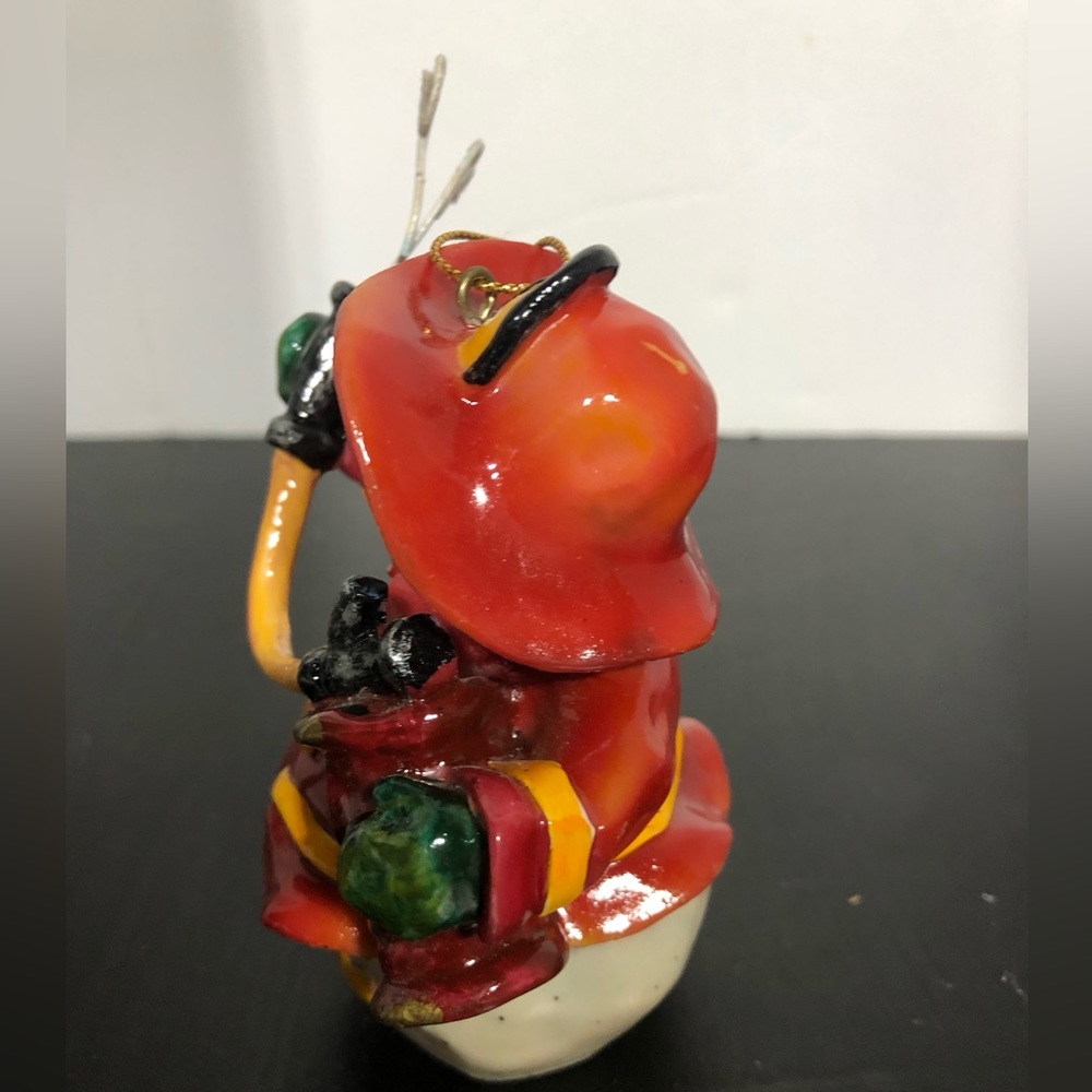 Fireman Snowman Christmas Ornament Roman Inc NWT - Picture 3 of 11
